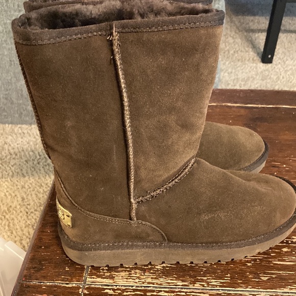 RJS Fuzzie genuine sheepskin leather boots size 6 - Picture 4 of 8